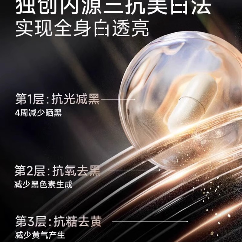 FineNutri斐萃光子瓶w麦角硫因去黑美容全身净白内服胶囊胜葡萄籽