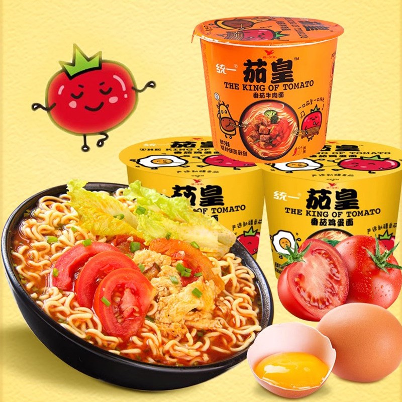 统一茄皇方便面汤达人日x式豚骨酸辣豚骨拉面速食宵夜