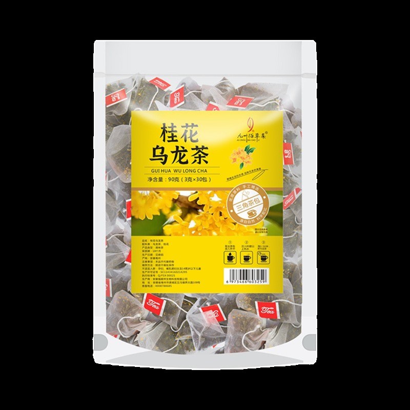 买一发二 修德堂桂花乌龙茶3g*3J0小包乌龙茶桂花袋泡茶