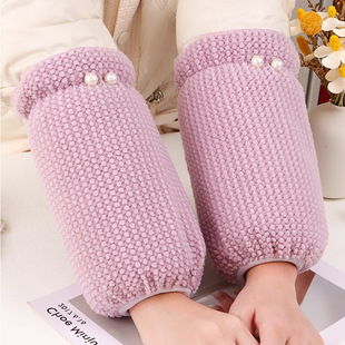 冬季小孩袖套儿童专用防污可爱学生宽松耐脏套袖女款棉衣护袖短款