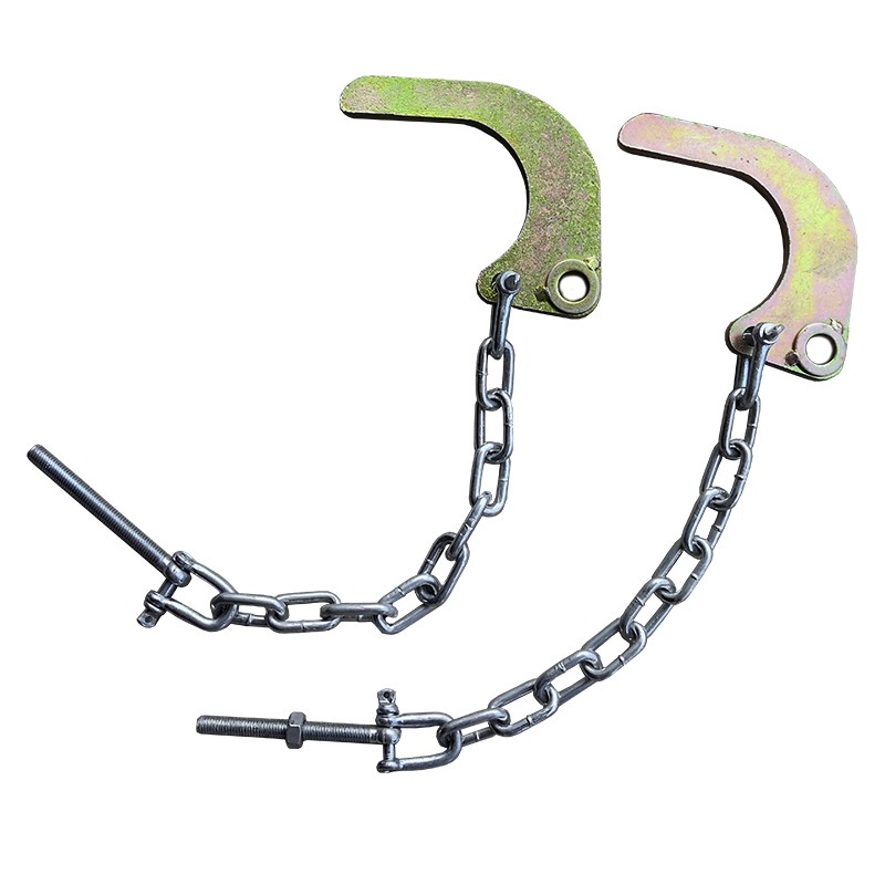 工地三轮车货箱链钩o一对 7节链子挂钩工程电动自卸翻斗车门配i.