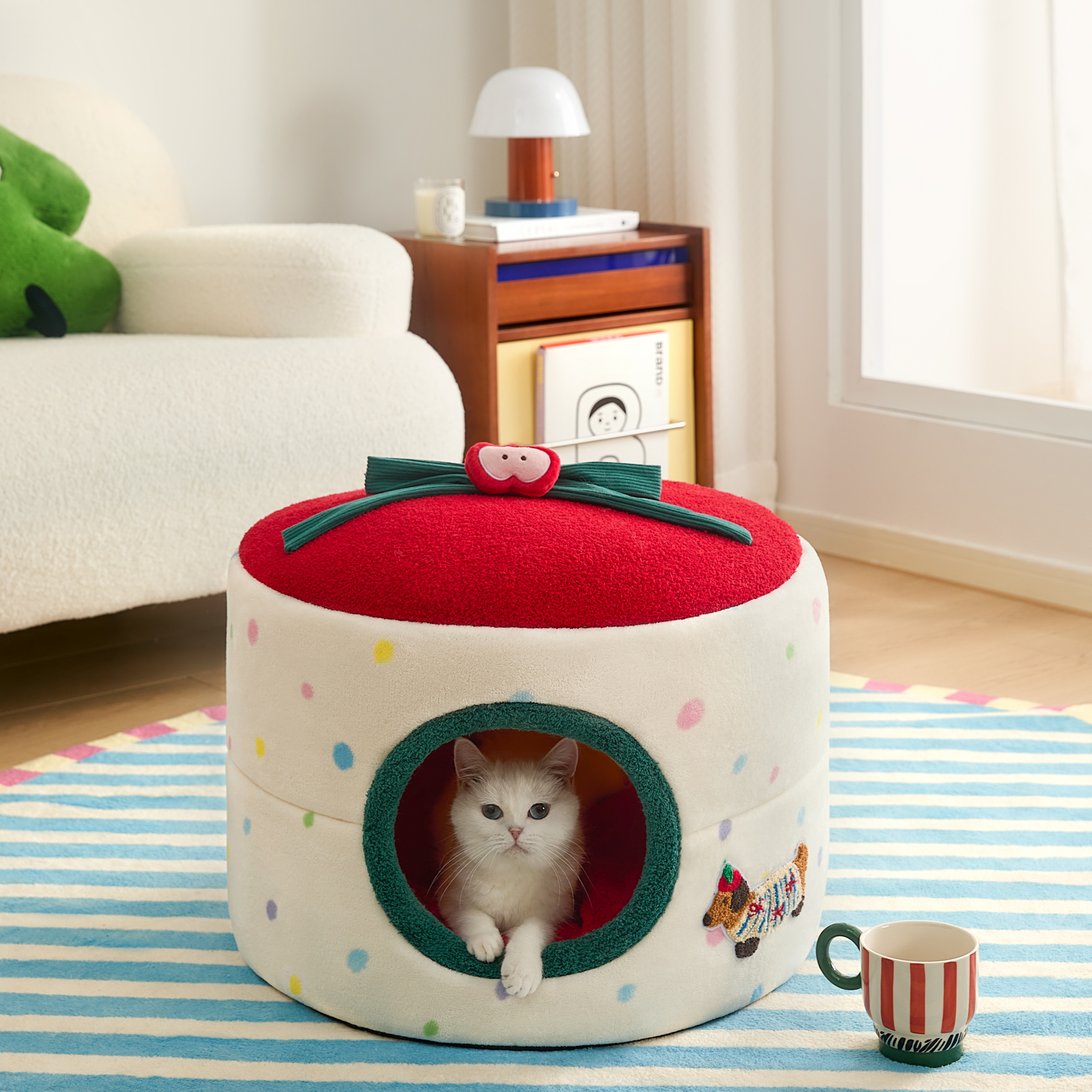 猫窝冬2025新款半封闭式保暖猫窝