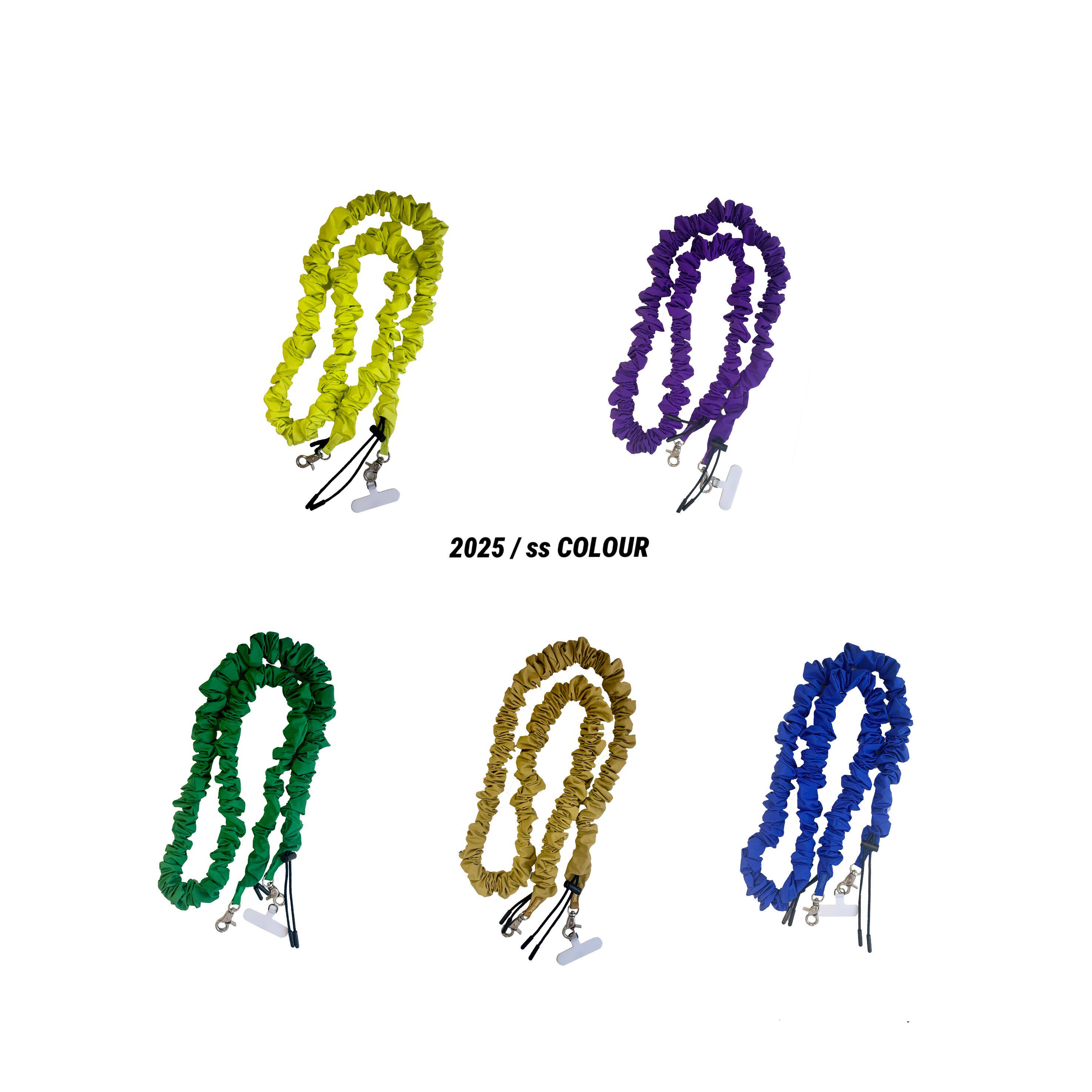 猪大肠褶皱肩带挂脖绳多功能可调节单肩斜包替换配件肩带防丢背带