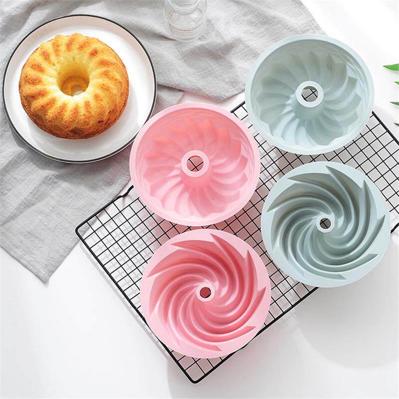 新品 戚风蛋糕模具6寸家用可蒸烤硅胶不粘圆形烘焙工具萨瓦林烤盘