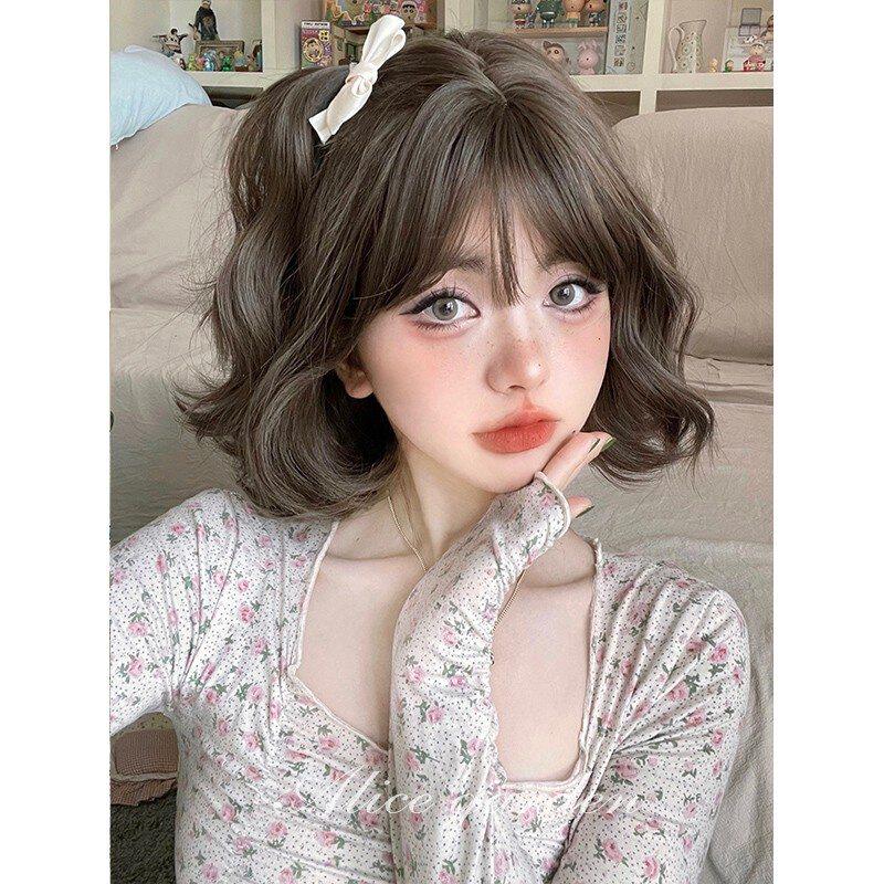 AG假发女网红Lolita短卷女士整顶假发