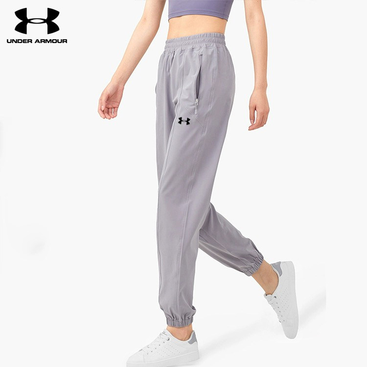 安德玛运动裤女春夏款瑜伽跑步训练服宽松休闲户外骑行透气健身裤