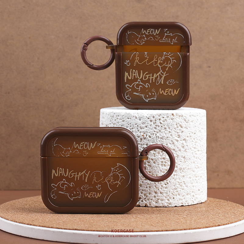 KOERCASEAirPods慵懒猫咪耳机壳