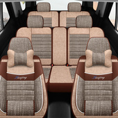 斯威X7汽车座套X3 通用棉麻布 G05瑞虎8瑞翔X3骏逸沃兰多七座四季