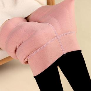 高腰显瘦东北蚕丝保暖裤 2025新款 女冬外穿加绒加厚打底裤 驼绒棉裤