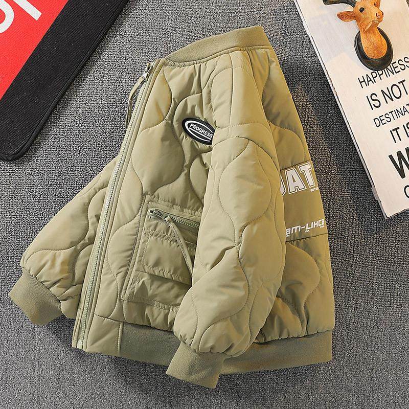 男童夹棉加厚棒球服外套秋冬款2025新款中大童冬装棉服儿童炸街潮,童装/婴儿装/亲子装,普通外套,淘宝优惠券,粉丝福利购,淘宝优惠卷