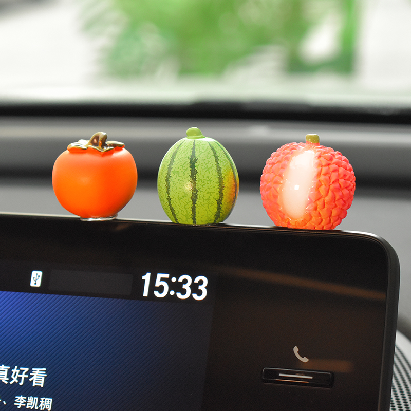 汽车摆件仿真水果创意内饰