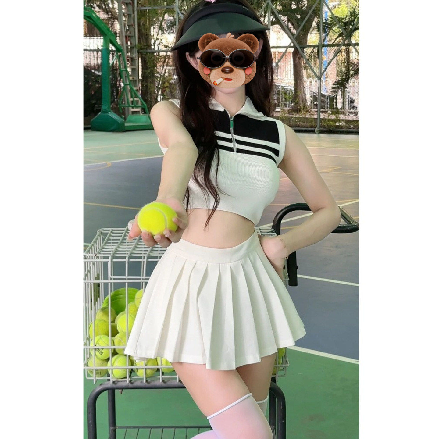 辣妹美式百褶裙女小个子超短裙春季高腰a字短款白色半身裙短裙xs