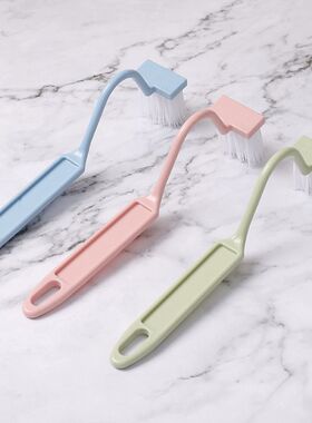 清洁厕所刷子儿童宝宝s型弯曲小头马桶刷家用无死角刷小刷子弯头