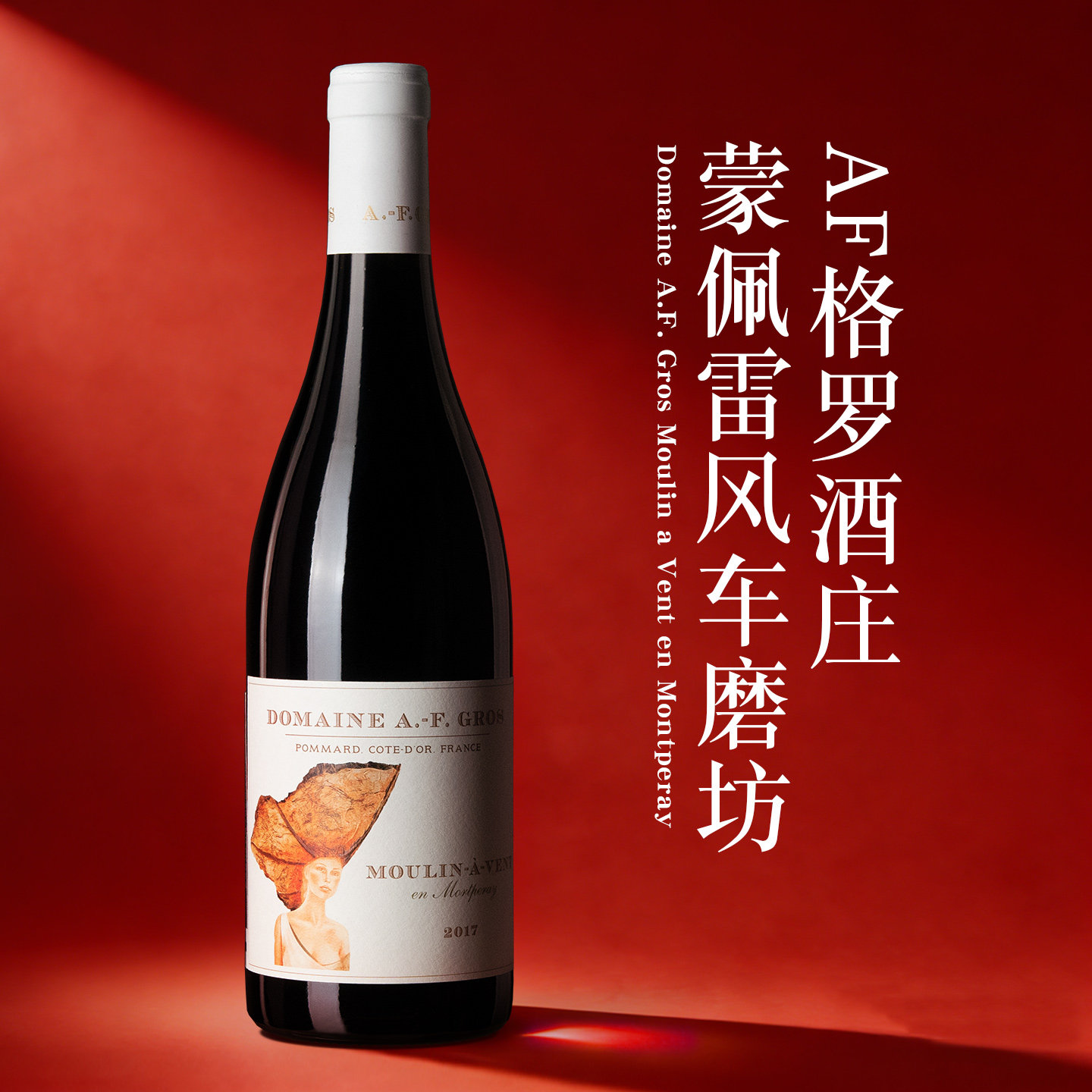 法国博若莱进口佳美AF格罗酒庄干红葡萄酒红酒佳美