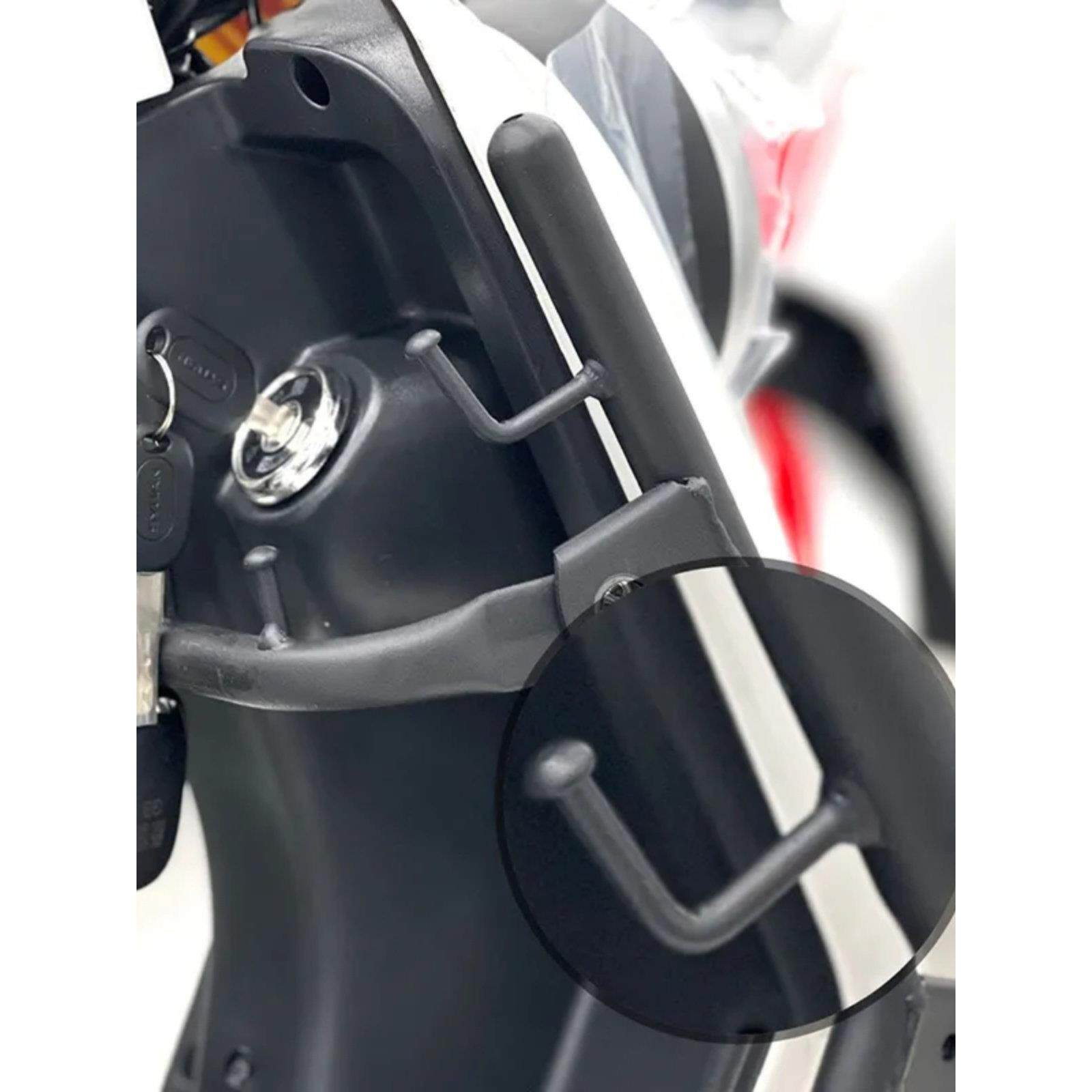 适用通用型深远009前护杠007防摔保险杠加厚防撞电动车外卖挂钩侧