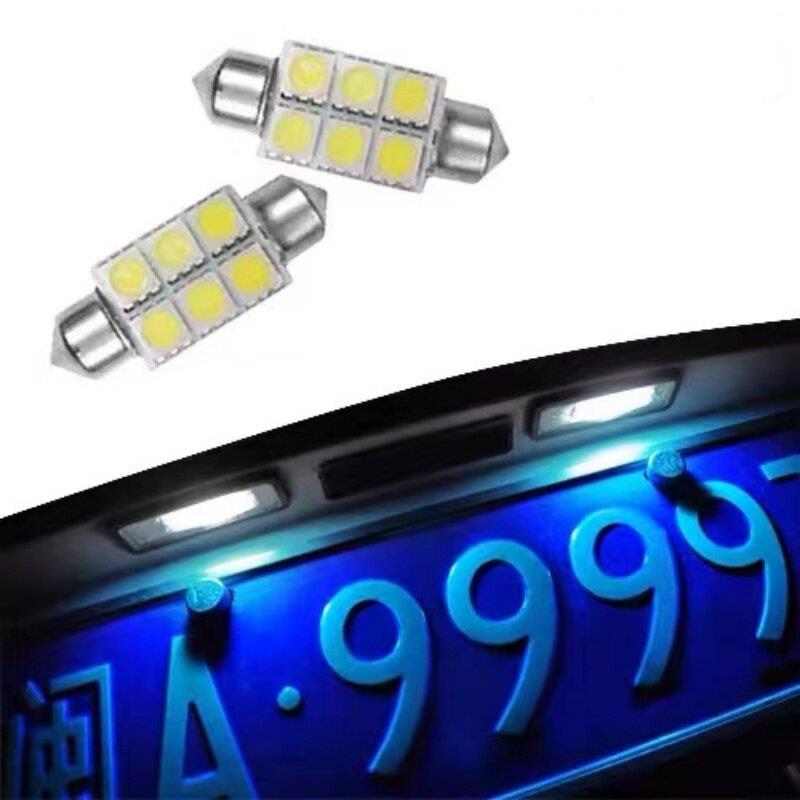 适用现代08-16款悦动牌照灯改装后车牌灯超高亮LED倒车辅助36MM灯