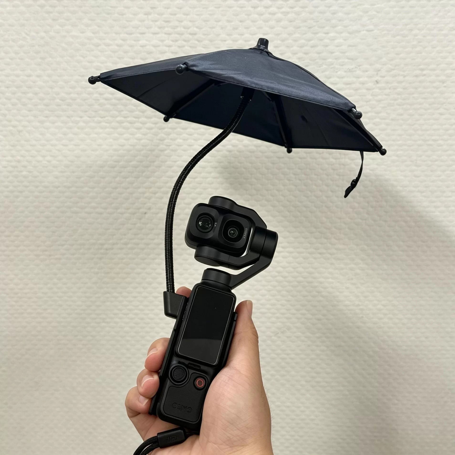 相机专用小雨伞可弯折适用于大疆Pocket4/4p3演唱会用防晒防雨伞