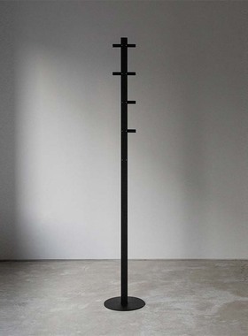 韩国原创tower艺术黑色衣帽架白色现代简约金属服装店定制挂衣架