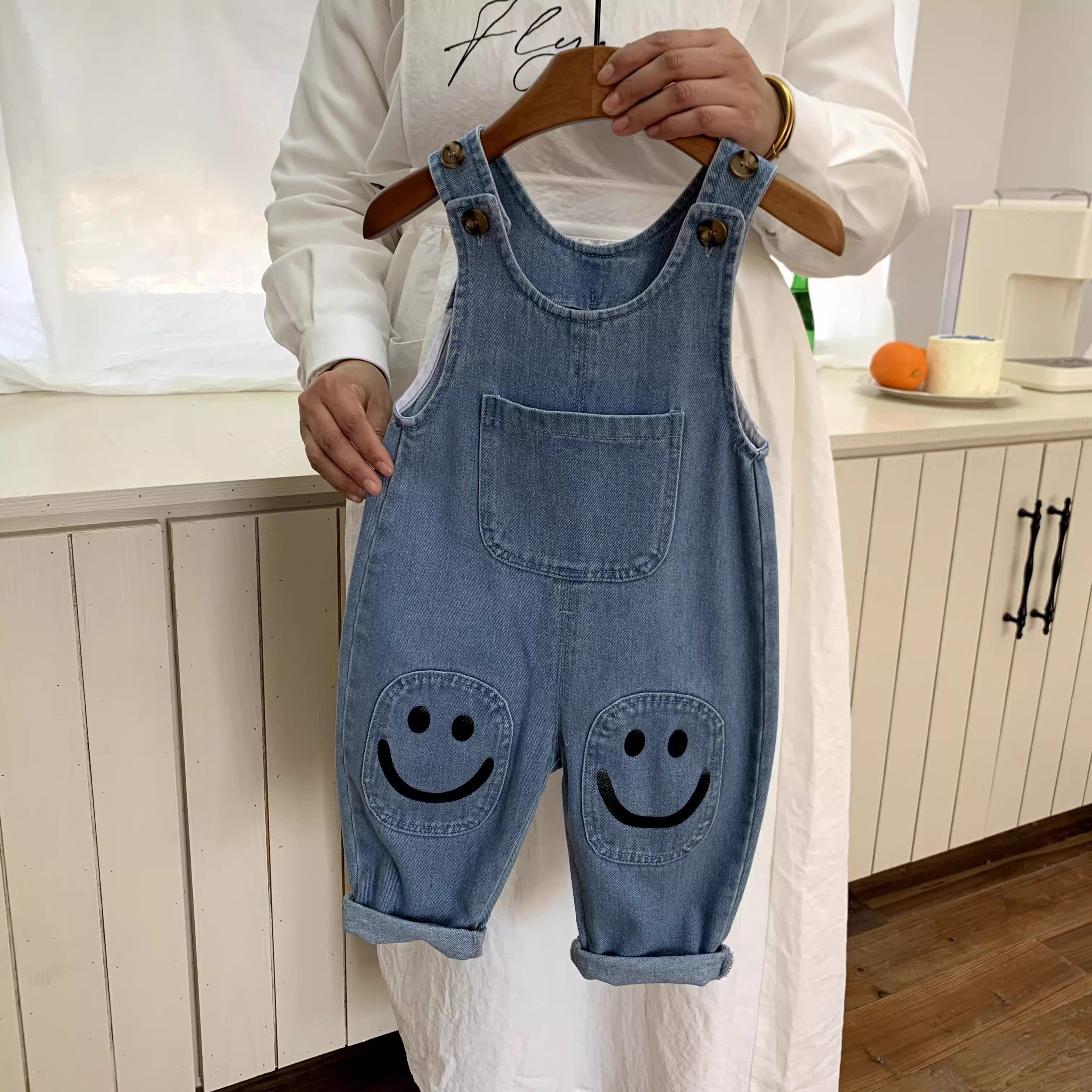 宝宝背带裤春秋女童长裤