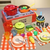 儿童过家家厨房益智玩具男孩女孩宝宝煮饭做饭仿真厨具套装