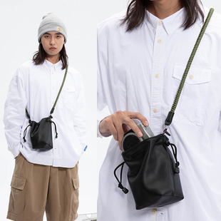 Shounenn原创斜挎手提相机包微单拍立得手机收纳保护袋束口水桶包