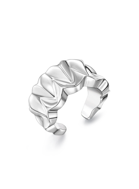 轻奢原创设计镀金爱心中性风戒指