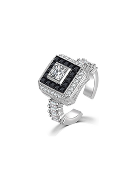 ssv派对系列方形开口戒指甜酷