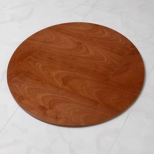 大圆台面 现代简约加厚 双面实木餐桌圆桌面板家用酒店圆形中式