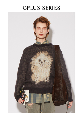 【CPLUS SERIES】图案提花针织套衫毛衣
