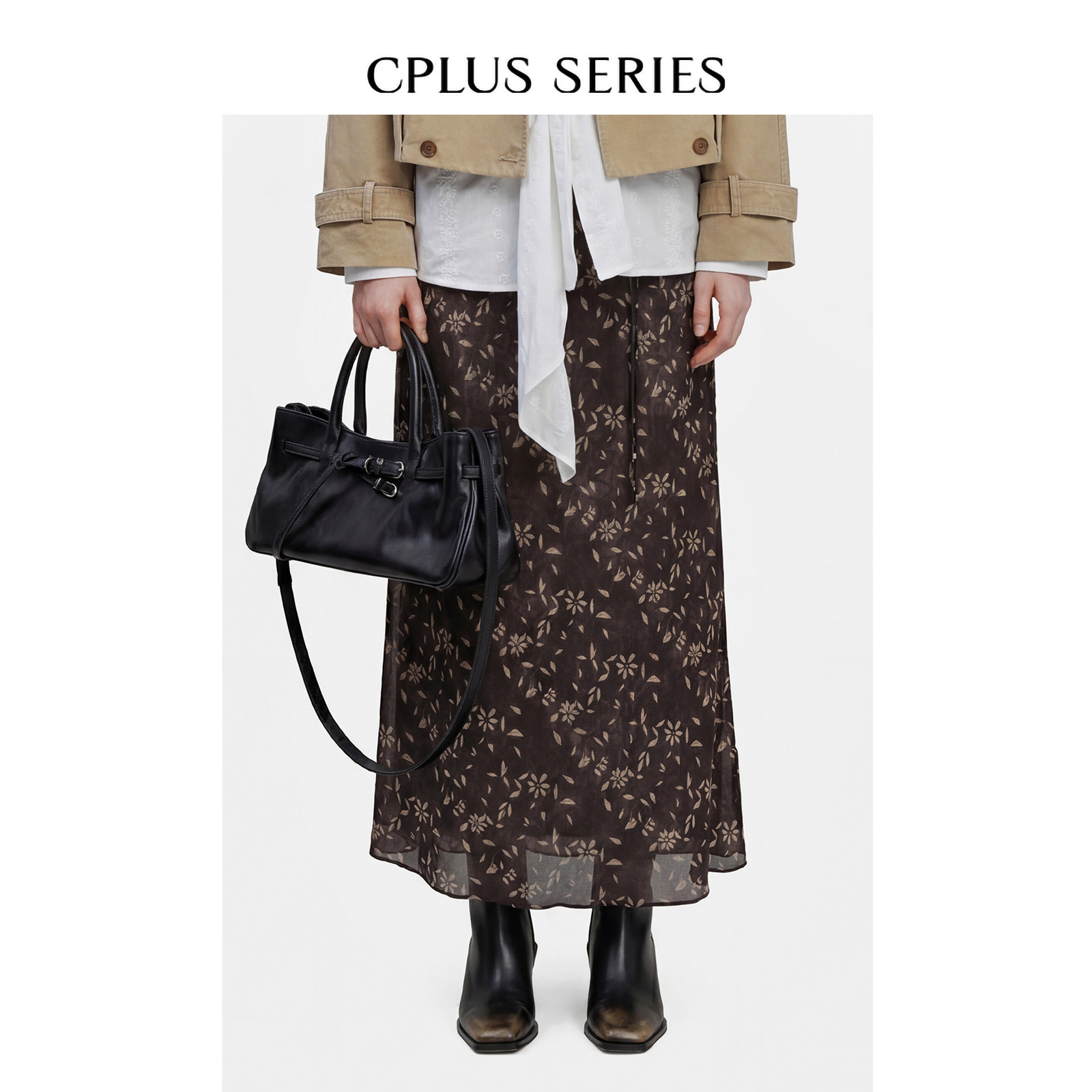 【现货】CPLUS SERIES植物藤蔓长款半裙