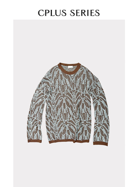 好东西宋佳同款【CPLUS SERIES】女士白色宽松针织衫