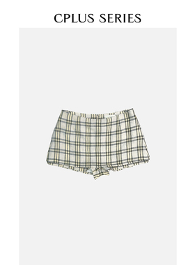26早春新品【CPLUS SERIES】格紋A字短裙