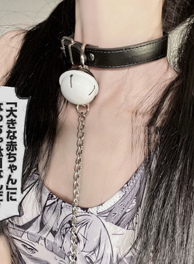 日系网纱可爱少女吊坠铃铛项圈