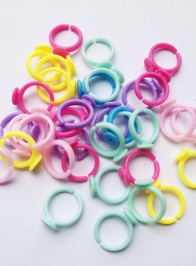 全新粉色儿童戒指托100个手工