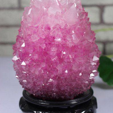 明矾晶体奇石工艺品家居博古架摆设客厅教师节办公室生日礼物摆件