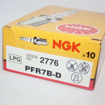 NGK双铂金火花塞PFR7B-D适用CNG/LNG/LPG天燃气大中巴重汽卡车