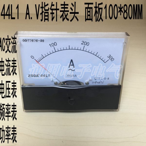 中达44L1指针式交流电流 毫安 电压表 频率 功率表 100*80MM
