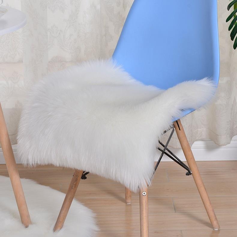 仿毛毯仿羊毛坐垫毯子榻榻米椅凳长方形沙发垫台毯摇椅脚垫毛垫-封面