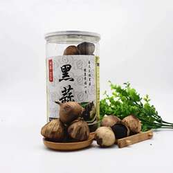 河源客家特产连平忠信黑蒜发酵黑蒜头500g独头黑蒜忠信火蒜煲汤