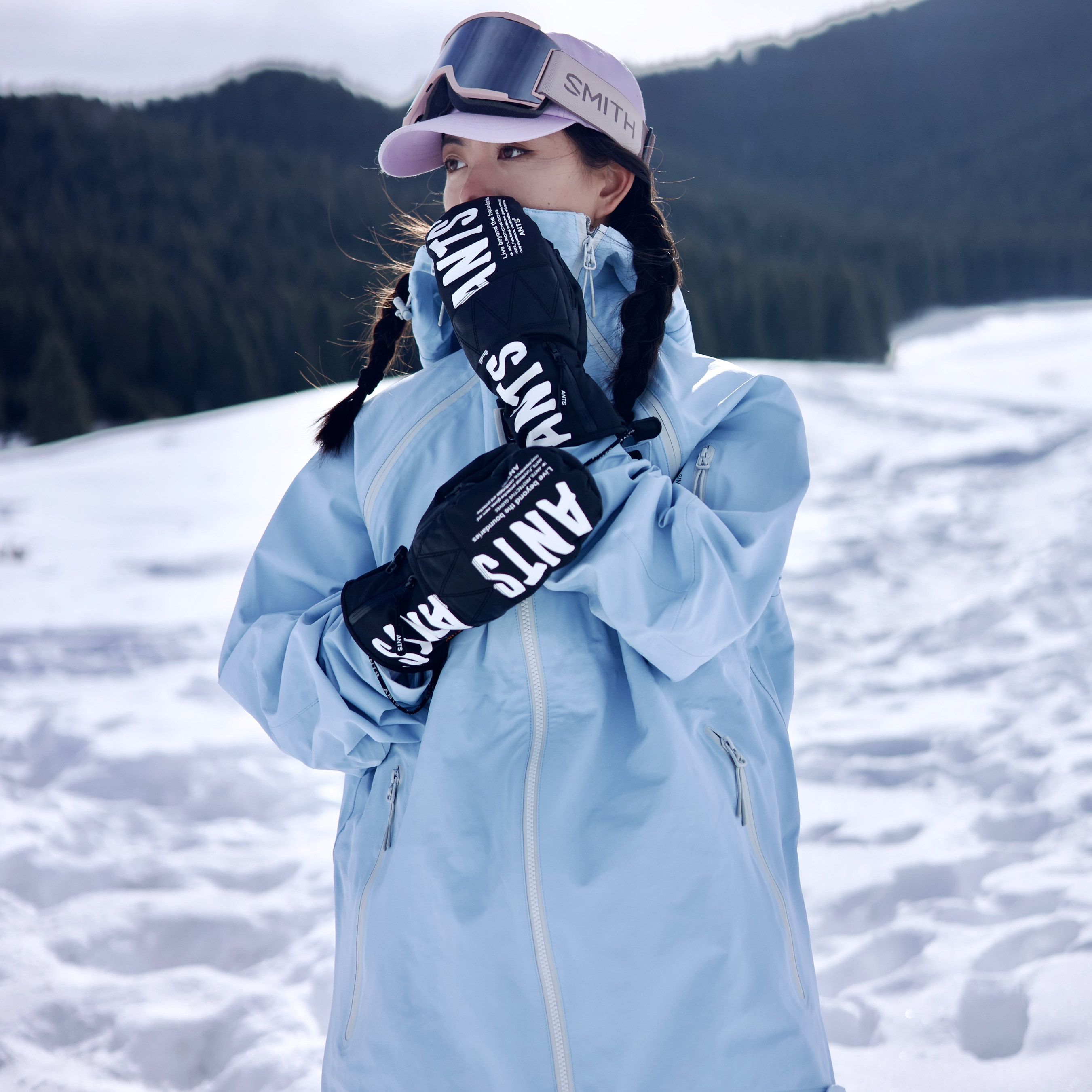 全压胶滑雪服CILIU小众防水防风