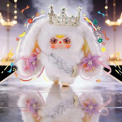 baby three娃三岁泰国限定走秀小姐吊卡毛绒盲盒一套2个