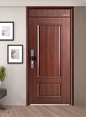 欧派防盗门甲级进户隔音门自建房家用现货单开子母对开别墅入户门