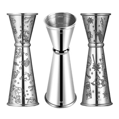 Double Jigger for Bartending, Cocktail Jigger 2 oz 1 oz | Co