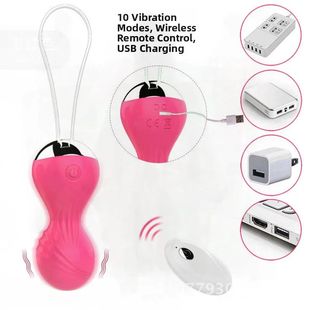 Vaginal Dumbbell with USB Frequency Silicone Vib Charging