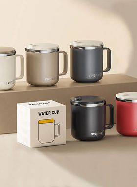 400ML Insulated Coffee Mug With Lid 304 Stainless Steel Doub