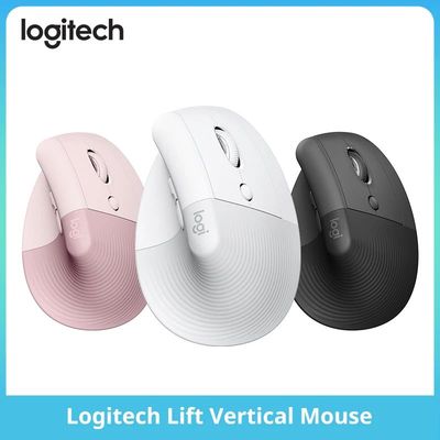 Logitech Lift Vertical Mouse  Ergonomic Wireless With Silent