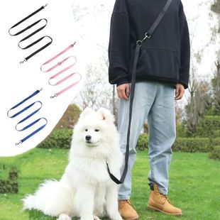 Polic Walking Nylon Hand Free 2.5cm Training Leash Dogs Lead