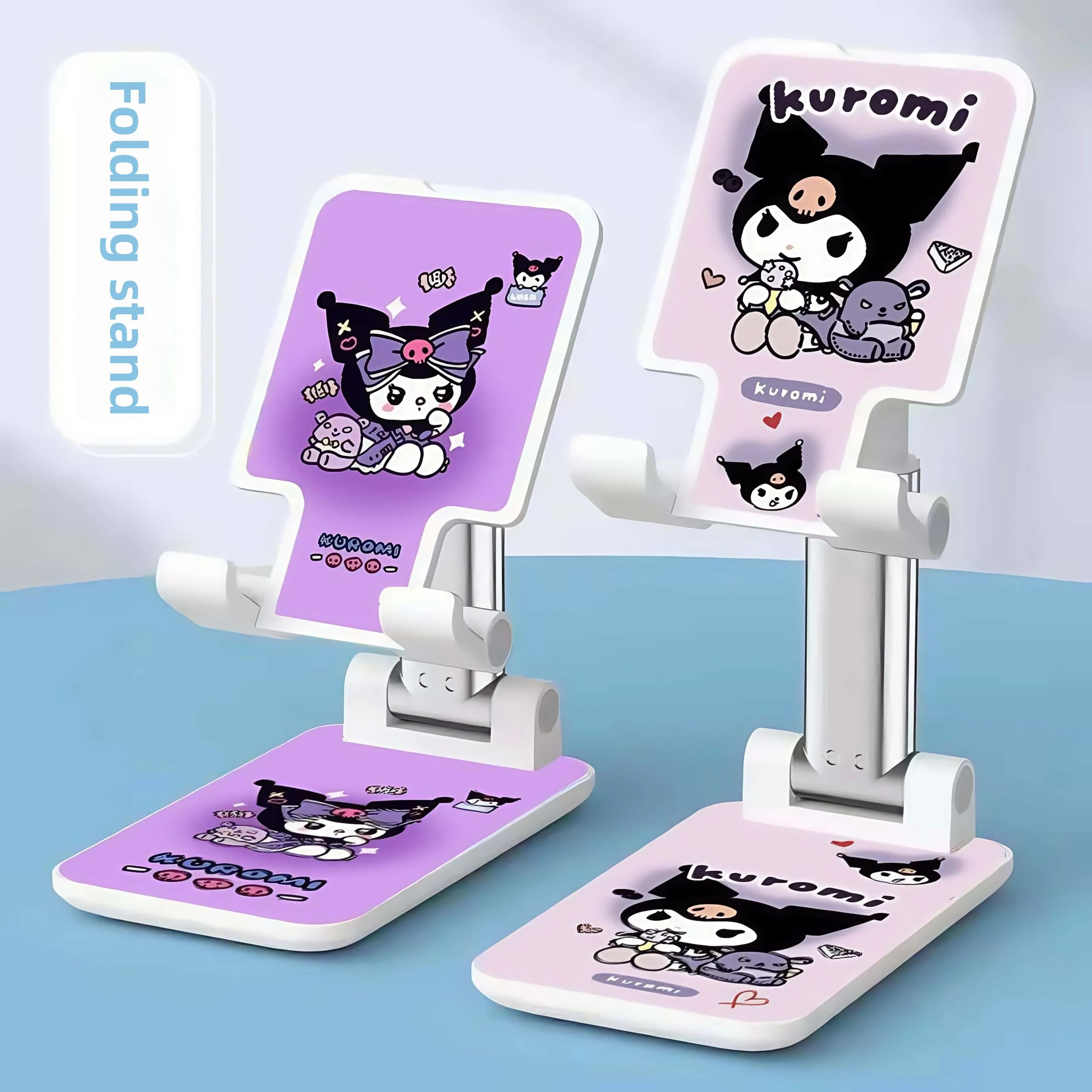 Kawaii cartoon characters cute Kuromi mobile phone stand lif