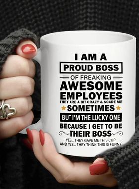 1pc, I'm A Proud Boss Of Awesome Employees Boss Gift From Em