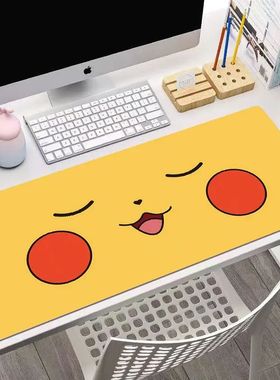 Anim Pokémon Pikachu  Leather Mouse Pad Pokémon Gaming Ext